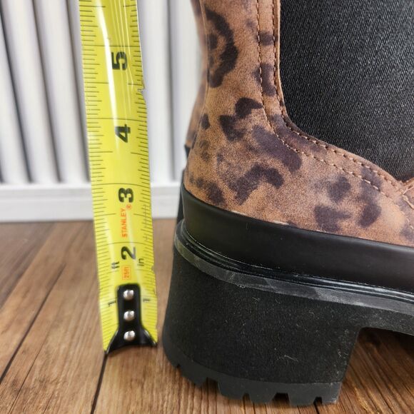 Timberland Leopard Print Heeled Boots - Picture 10 of 11